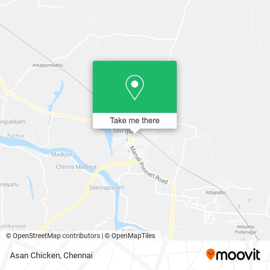 Asan Chicken map