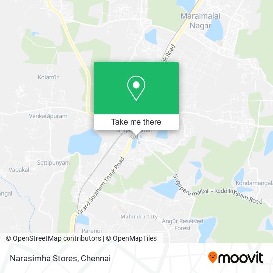 Narasimha Stores map