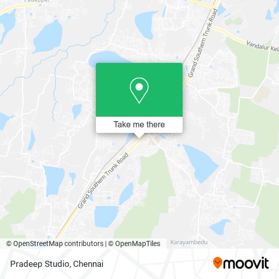 Pradeep Studio map