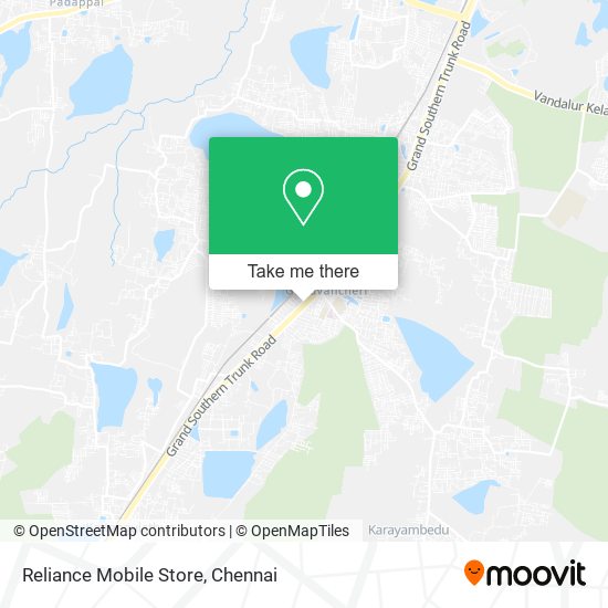 Reliance Mobile Store map