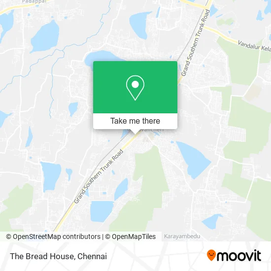 The Bread House map