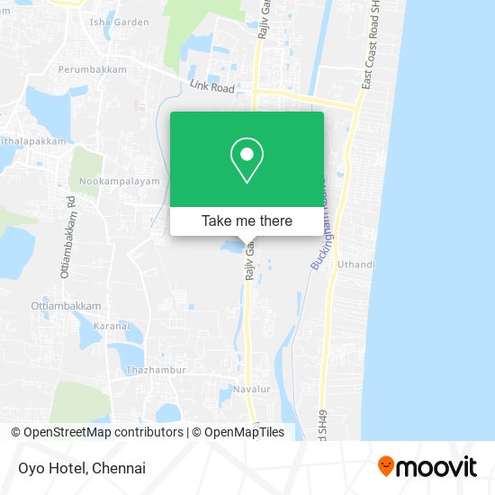 Oyo Hotel map