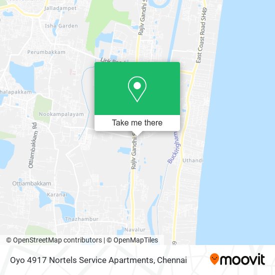 Oyo 4917 Nortels Service Apartments map