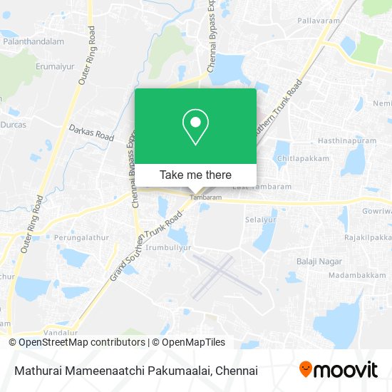 Mathurai Mameenaatchi Pakumaalai map