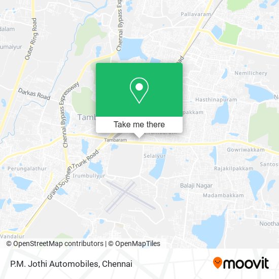 P.M. Jothi Automobiles map