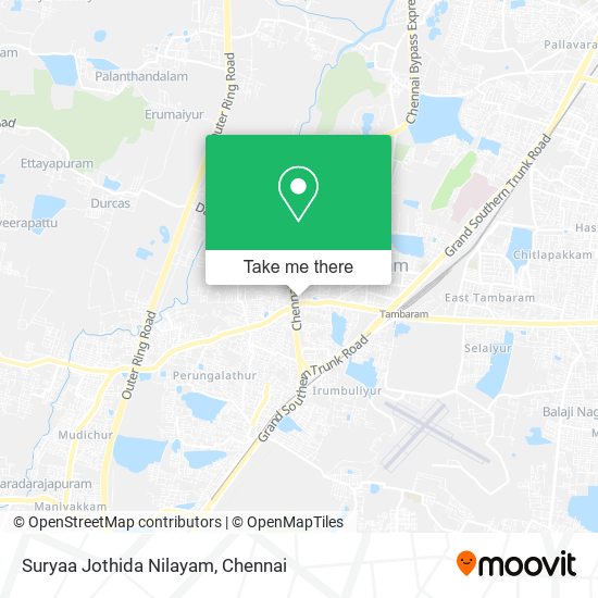 Suryaa Jothida Nilayam map