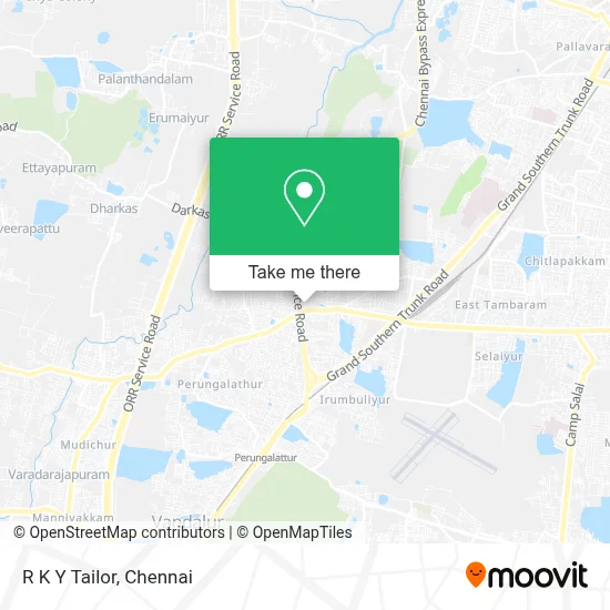 R K Y Tailor map