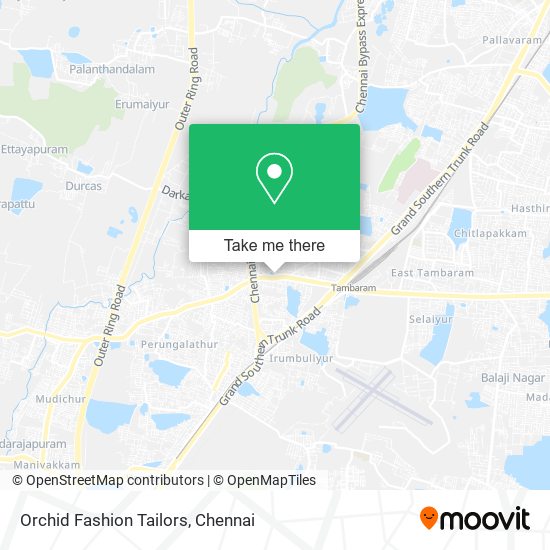 Orchid Fashion Tailors map