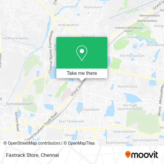 Fastrack Store map