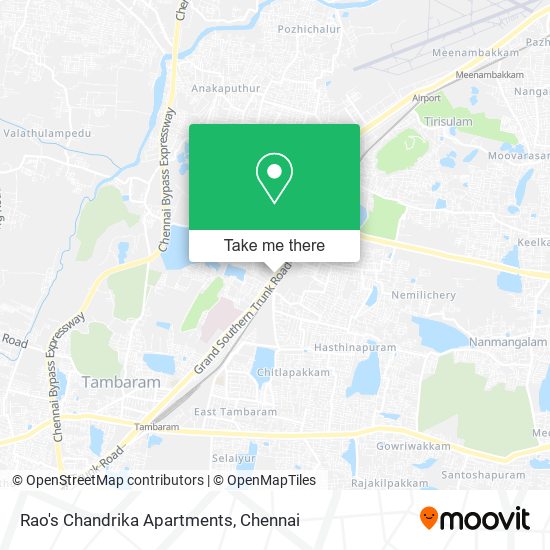 Rao's Chandrika Apartments map