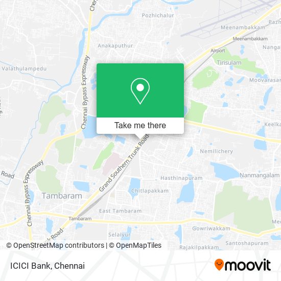 ICICI Bank map