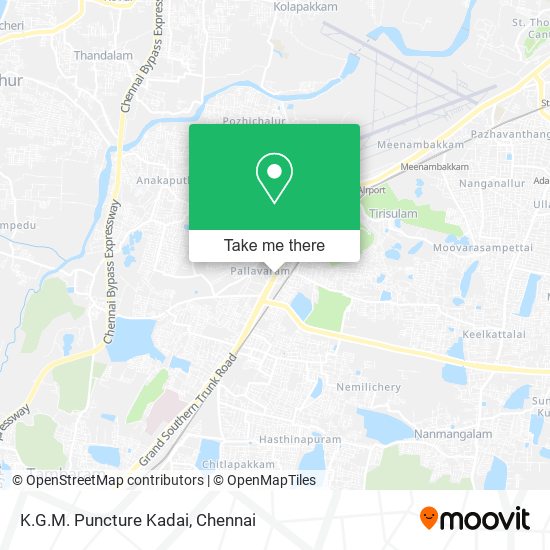 K.G.M. Puncture Kadai map