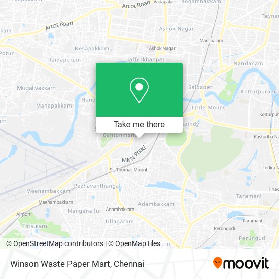 Winson Waste Paper Mart map