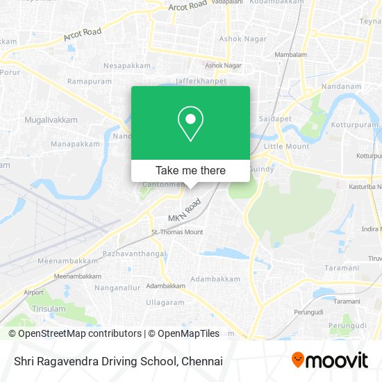 Shri Ragavendra Driving School map