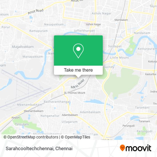 Sarahcooltechchennai map