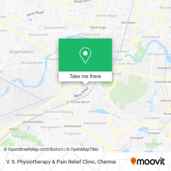 V. S. Physiotherapy & Pain Relief Clinic map