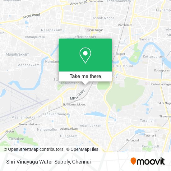 Shri Vinayaga Water Supply map