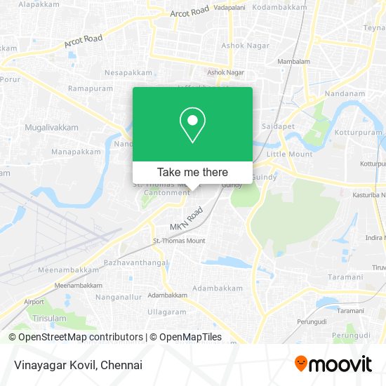 Vinayagar Kovil map