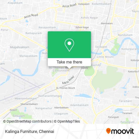 Kalinga Furniture map