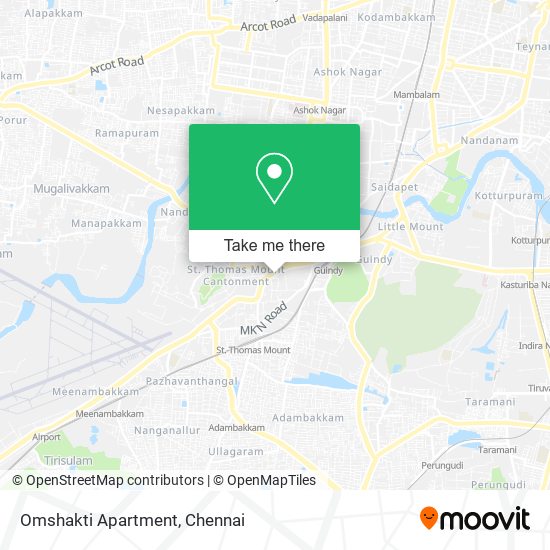 Omshakti Apartment map