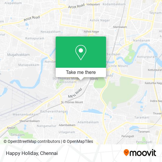 Happy Holiday map