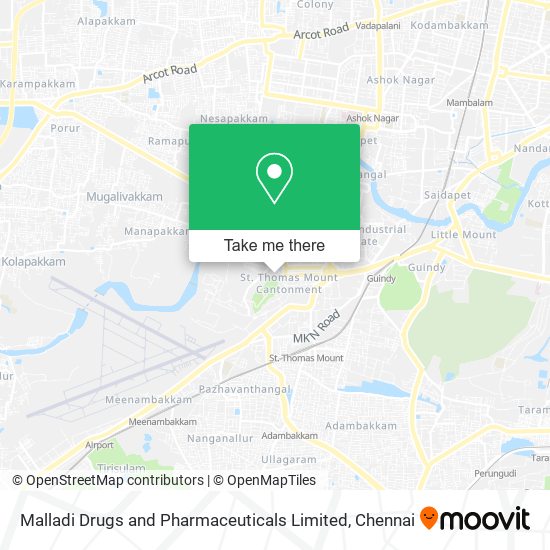 Malladi Drugs and Pharmaceuticals Limited map