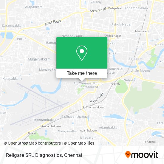 Religare SRL Diagnostics map