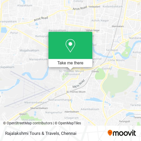 Rajalakshmi Tours & Travels map