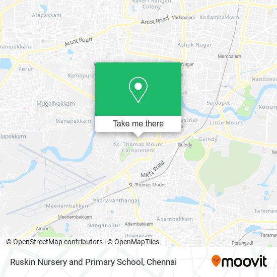 Ruskin Nursery and Primary School map