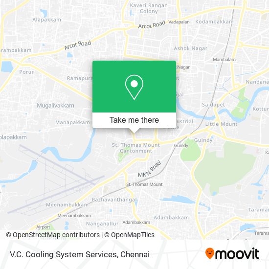V.C. Cooling System Services map
