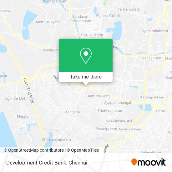 Development Credit Bank map