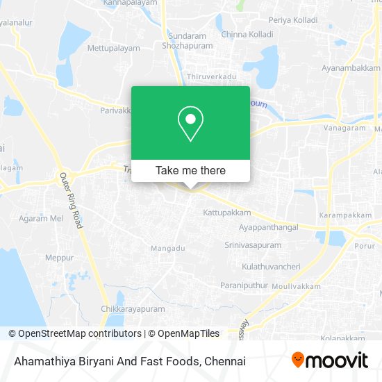 Ahamathiya Biryani And Fast Foods map