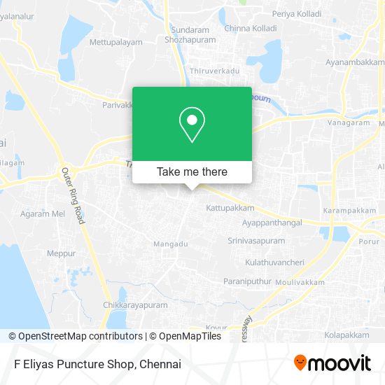 F Eliyas Puncture Shop map