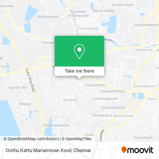 Oothu Kattu Mariamman Kovil map