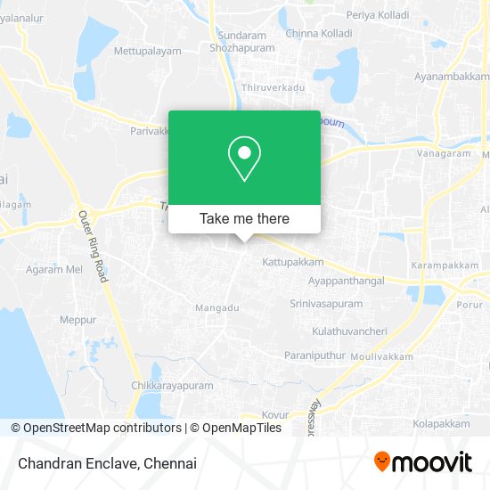 Chandran Enclave map