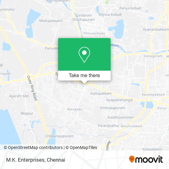 M.K. Enterprises map