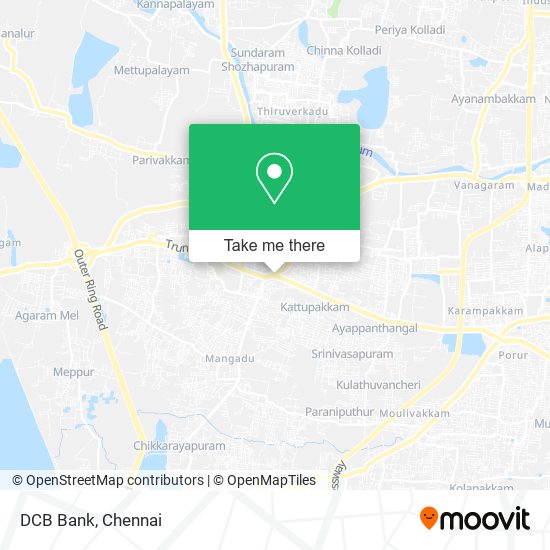 DCB Bank map