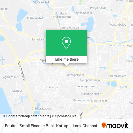 Equitas Small Finance Bank-Kattupakkam map