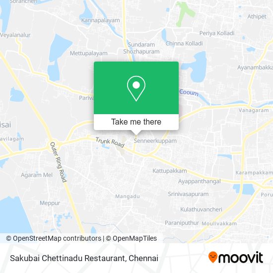 Sakubai Chettinadu Restaurant map