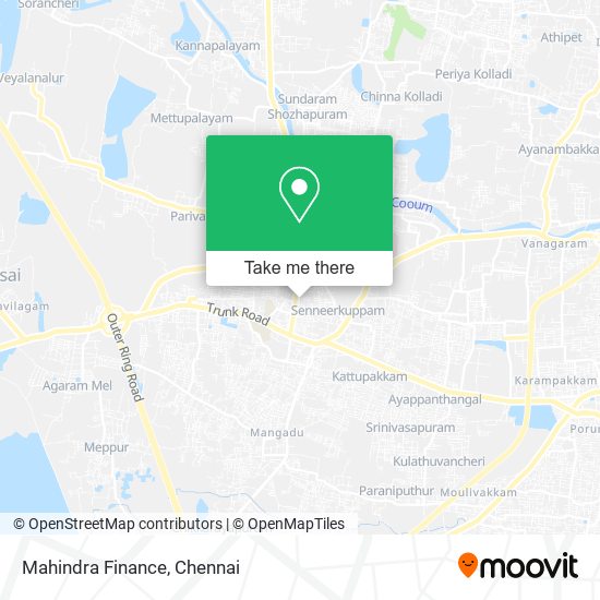 Mahindra Finance map