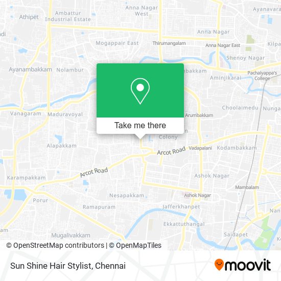 Sun Shine Hair Stylist map