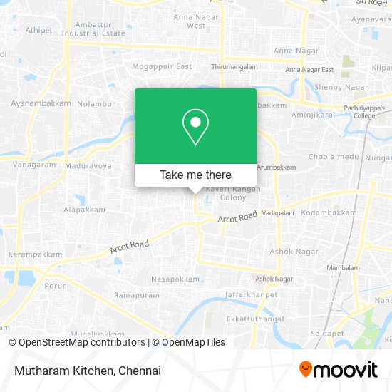 Mutharam Kitchen map