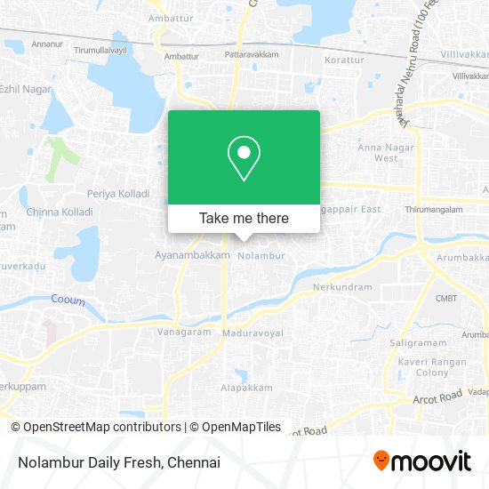 Nolambur Daily Fresh map