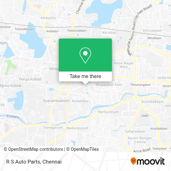 R S Auto Parts map