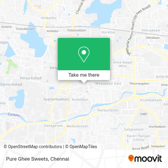 Pure Ghee Sweets map