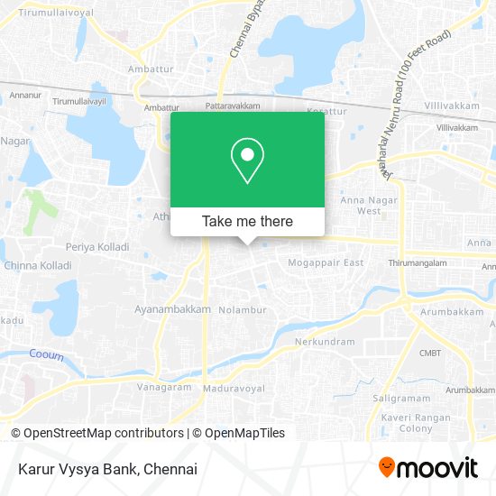 Karur Vysya Bank map