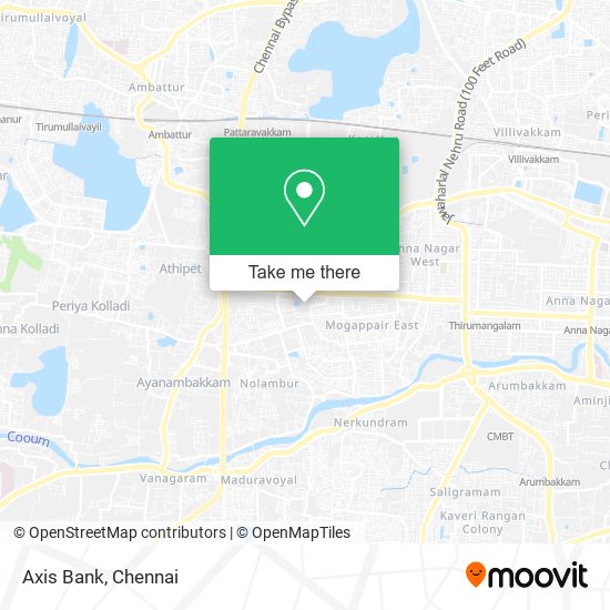 Axis Bank map