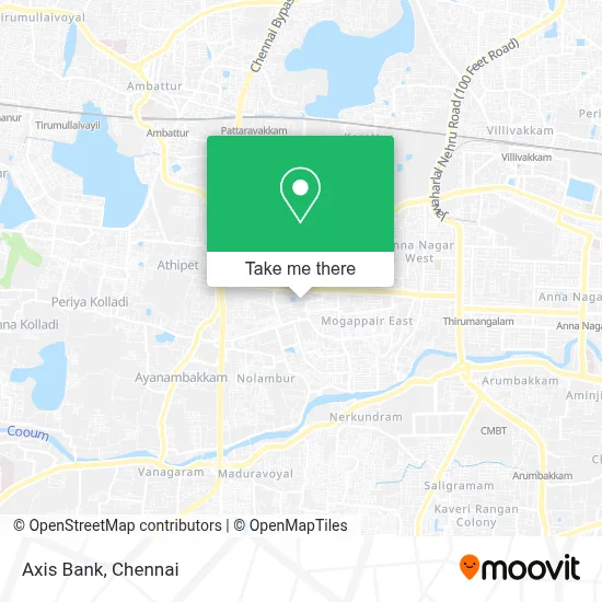 Axis Bank map