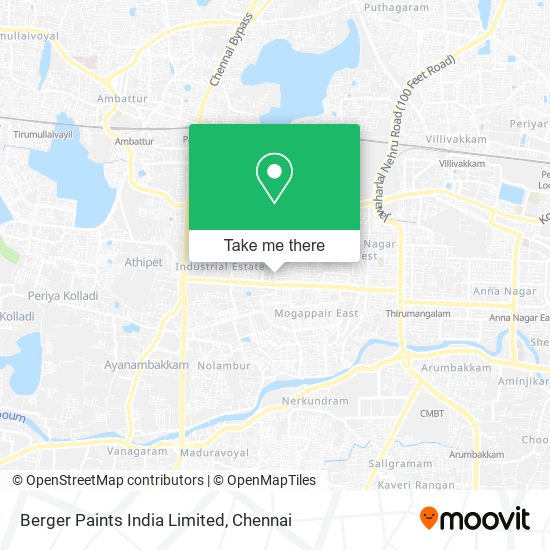 Berger Paints India Limited map