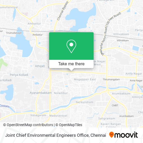 Joint Chief Environmental Engineers Office map